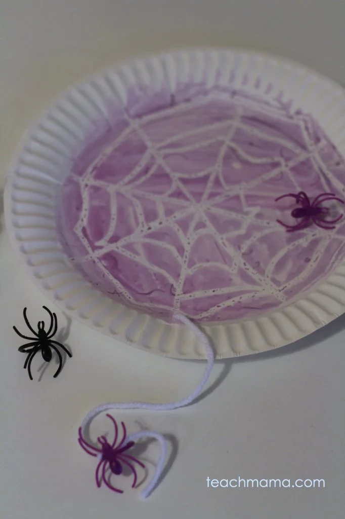simple spider web craft toddlers