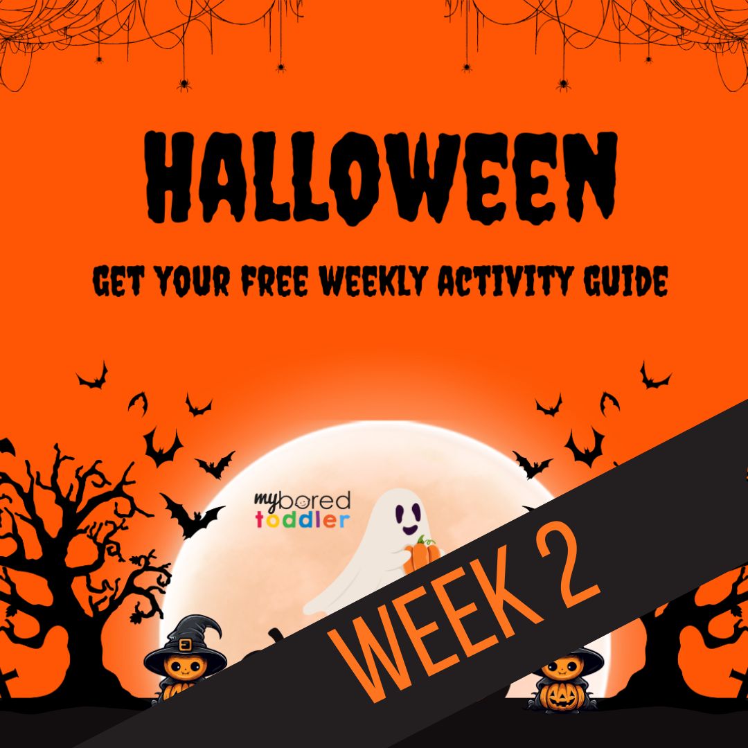 week 2 halloween toddler activity plan