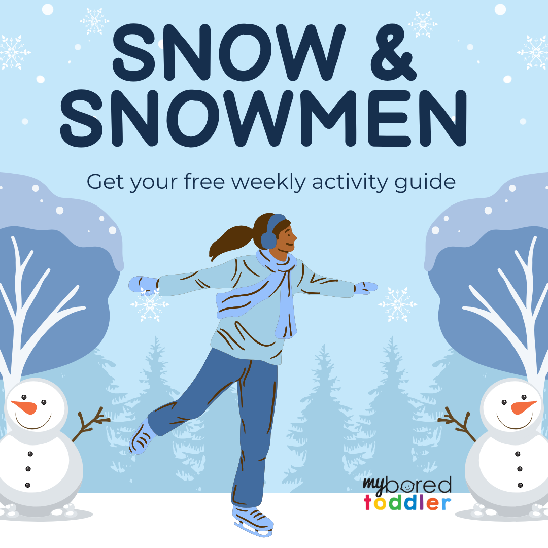 Snow Snowman Toddler Weekly Activity Plan