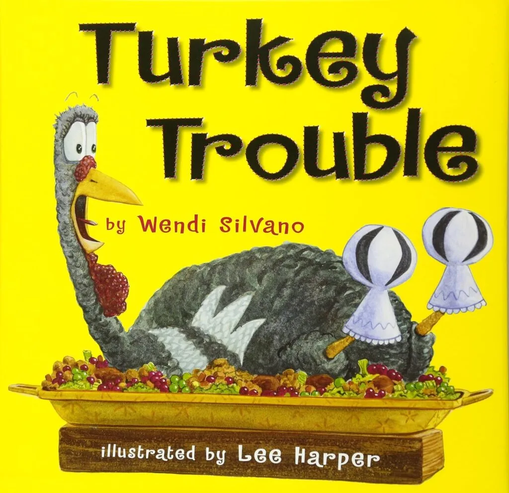 Turkey Trouble book for toddlers preschool thanksgiving