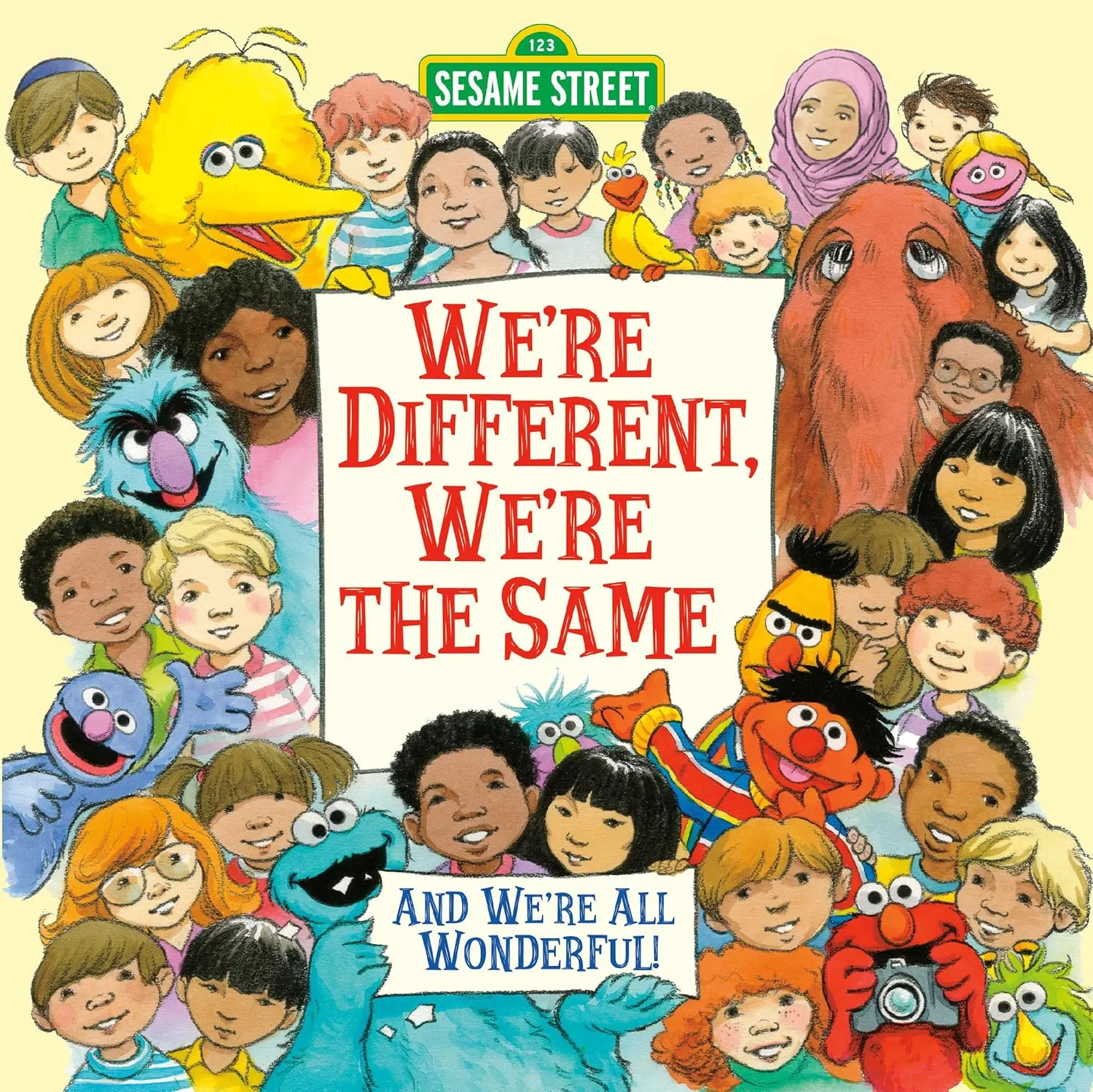 We're different, We're the same book for toddlers preschool