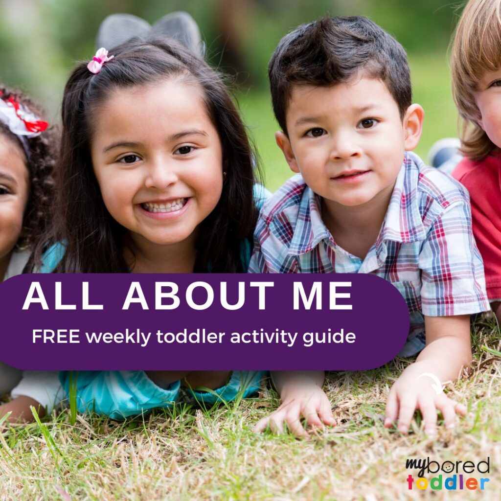 ALL ABOUT ME | Toddler Weekly Activity Plan - My Bored Toddler