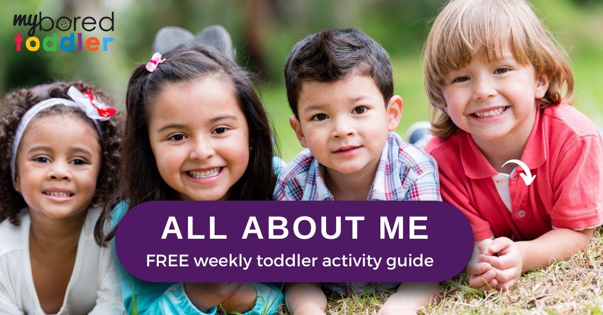 ALL ABOUT ME | Toddler Weekly Activity Plan - My Bored Toddler
