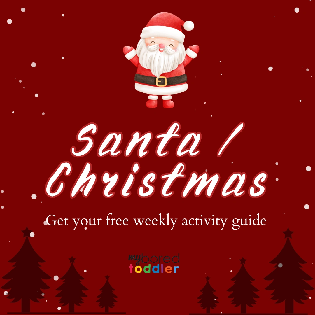 Santa Christmas - weekly toddler activity plan