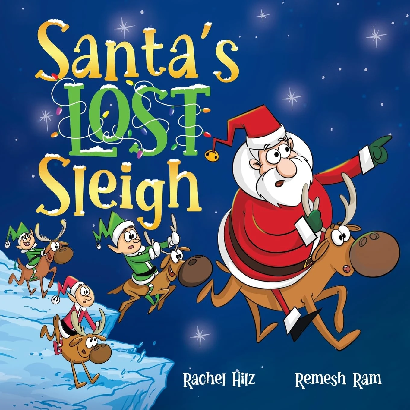 Santa's Lost Sleigh - Christmas toddler preschool book 
