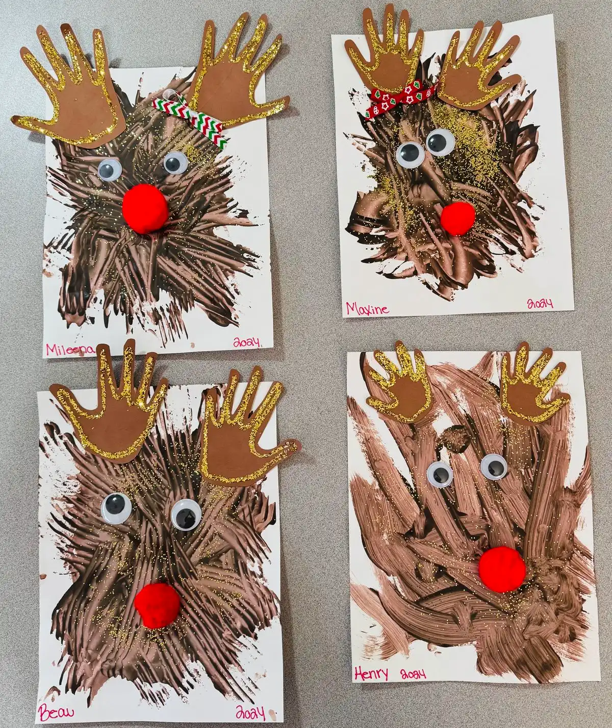 reindeer paintings