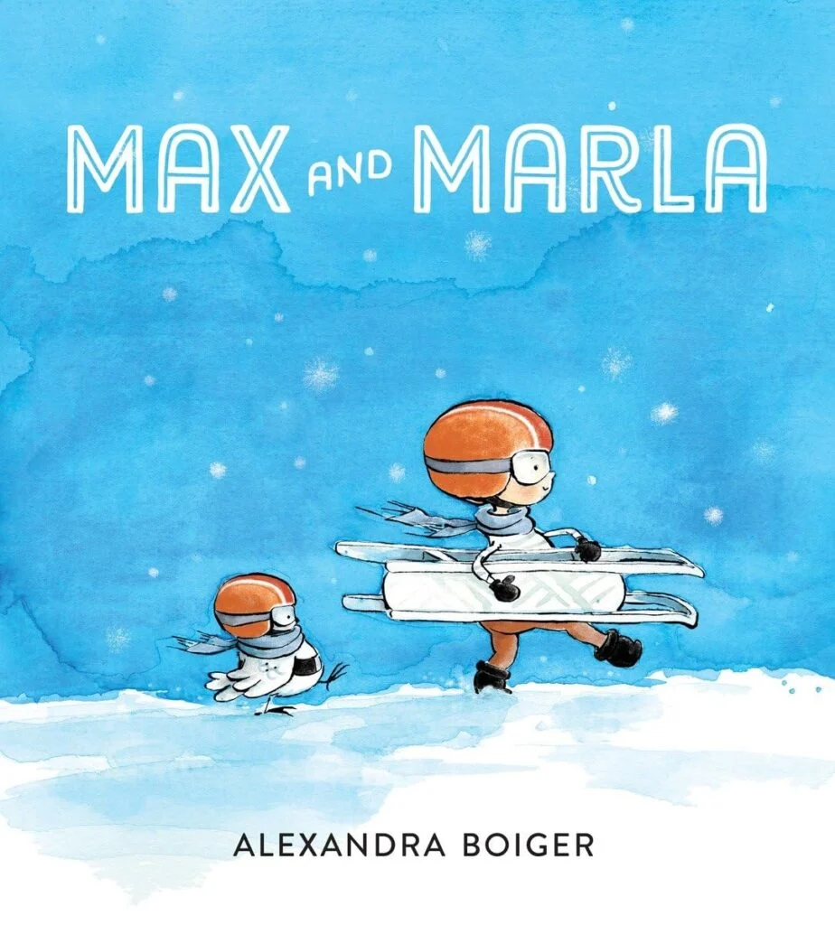 max and marla winter games book for toddlers