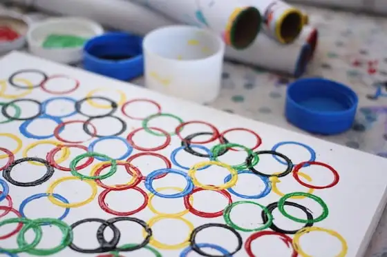 olympic rings craft